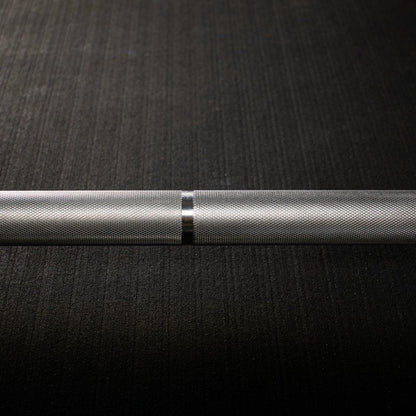 7' Hard Chrome Triple Bearing Olympic Bar - Muscle D Fitness - Precision Performance Grade Knurling - Grit Grind Strength