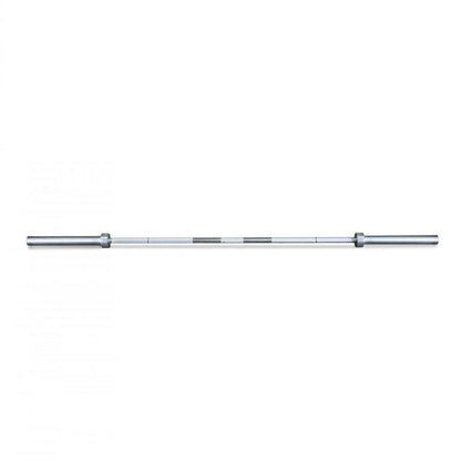 7' Hard Chrome Triple Bearing Olympic Bar - Muscle D Fitness - Precision Performance Grade Knurling - Grit Grind Strength
