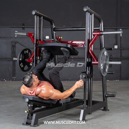 Power Leverage V2 Vertical Leg Press by Muscle D Fitness | Commercial Gym - Grit Grind Strength