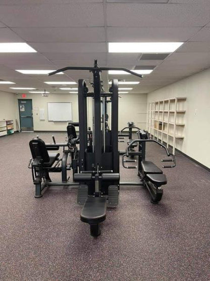 8 Stack Megatron Compact Multi - Gym - Muscle D Fitness - Comprehensive Commercial Grade Space Saving Gym Equipment - Grit Grind Strength