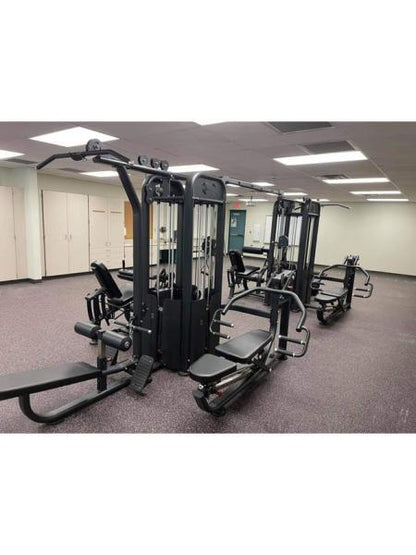8 Stack Megatron Compact Multi - Gym - Muscle D Fitness - Comprehensive Commercial Grade Space Saving Gym Equipment - Grit Grind Strength