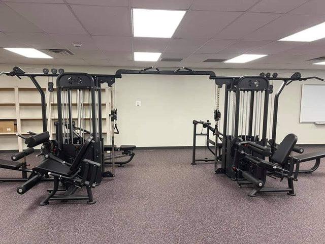 8 Stack Megatron Compact Multi - Gym - Muscle D Fitness - Comprehensive Commercial Grade Space Saving Gym Equipment - Grit Grind Strength
