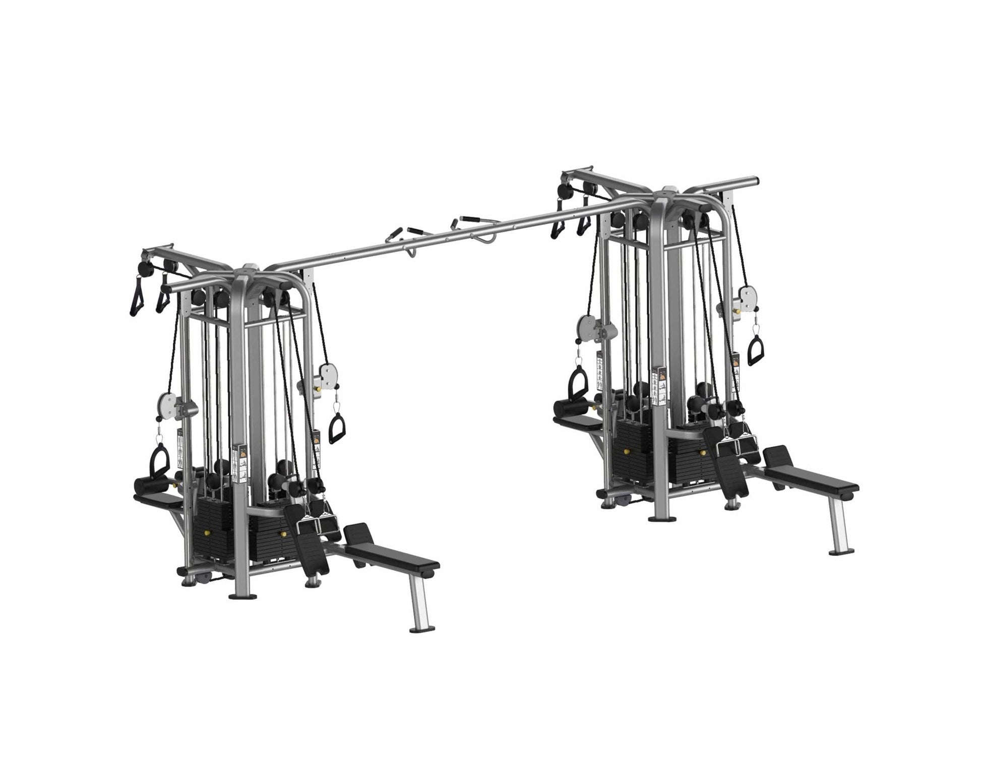 8 Stack Megatron Deluxe Jungle Gym 3 Colors - Muscle D Fitness - Commercial Grade Selectorized Multi - Station - Grit Grind Strength