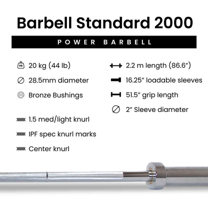 Barbell 2000 Power Barbell