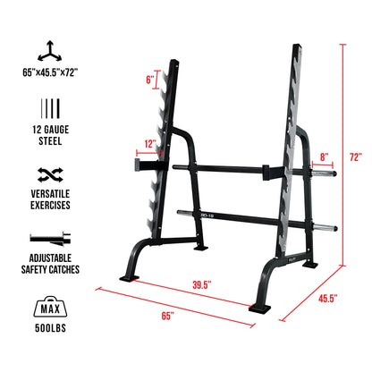 Sawtooth Squat Rack - Grit Grind Strength