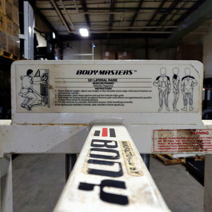 Body Masters Lateral Raise with NEW Pads - Grit Grind Strength