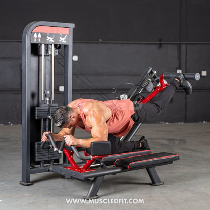 Classic V2 Selectorized Glute Kick Machine | Commercial Gym Equipment | Muscle D