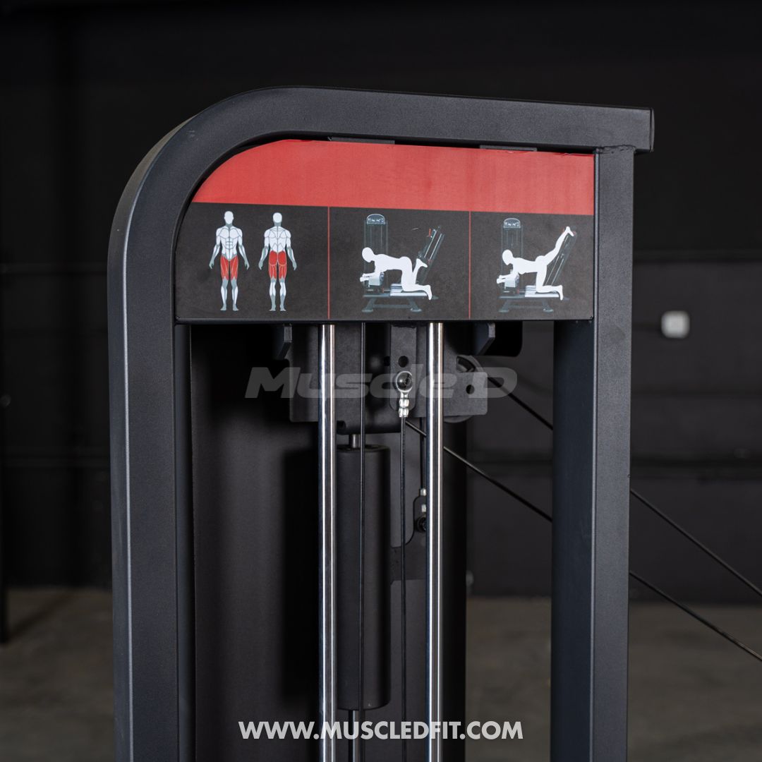 Classic V2 Selectorized Glute Kick Machine | Commercial Gym Equipment | Muscle D
