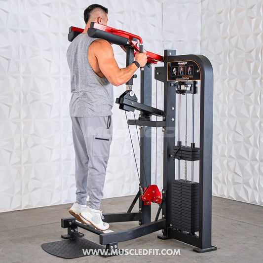 Classic V2 Selectorized Standing Calf Raise Machine – Muscle D Fitness - Grit Grind Strength