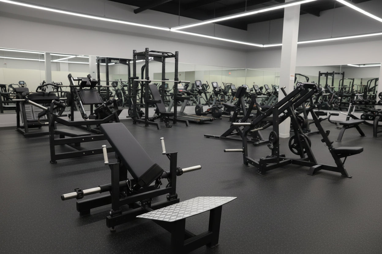 Máquina de empuje de cadera con placa SFE Commercial (nueva)