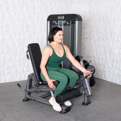 Elite Plus Leg Extension / Prone Leg Curl Combo | Muscle D Fitness - Grit Grind Strength