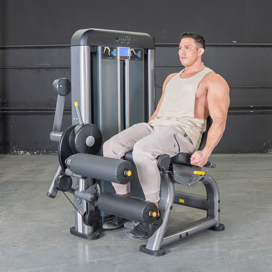 Elite Plus Leg Extension / Seated Leg Curl Combo | Muscle D Fitness - Grit Grind Strength