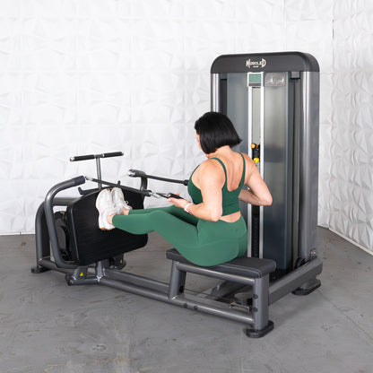 Elite Plus Long Pull Row | Iso-Lateral | Muscle D Fitness - Grit Grind Strength
