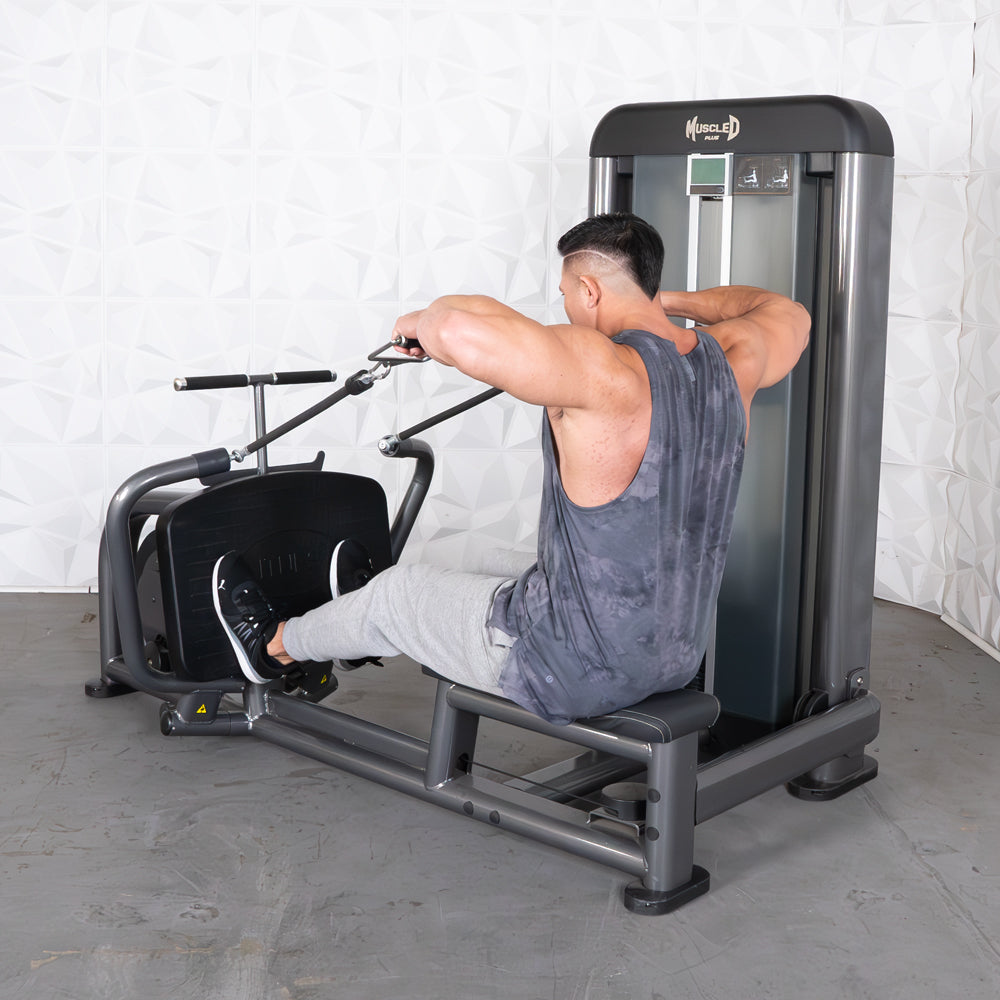 Elite Plus Long Pull Row | Iso-Lateral | Muscle D Fitness - Grit Grind Strength