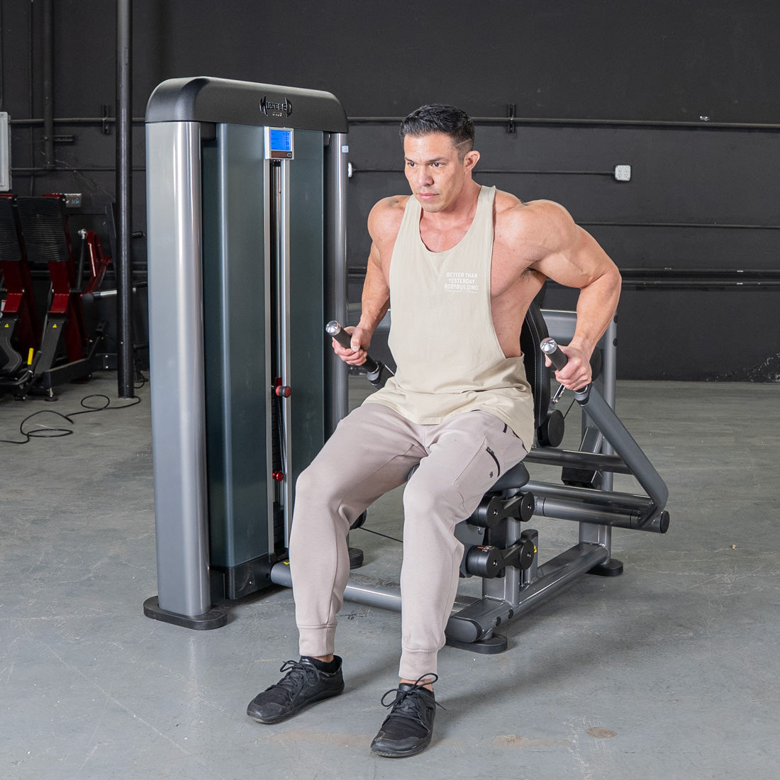 Elite Plus Triceps Press Machine | Muscle D Fitness - Grit Grind Strength