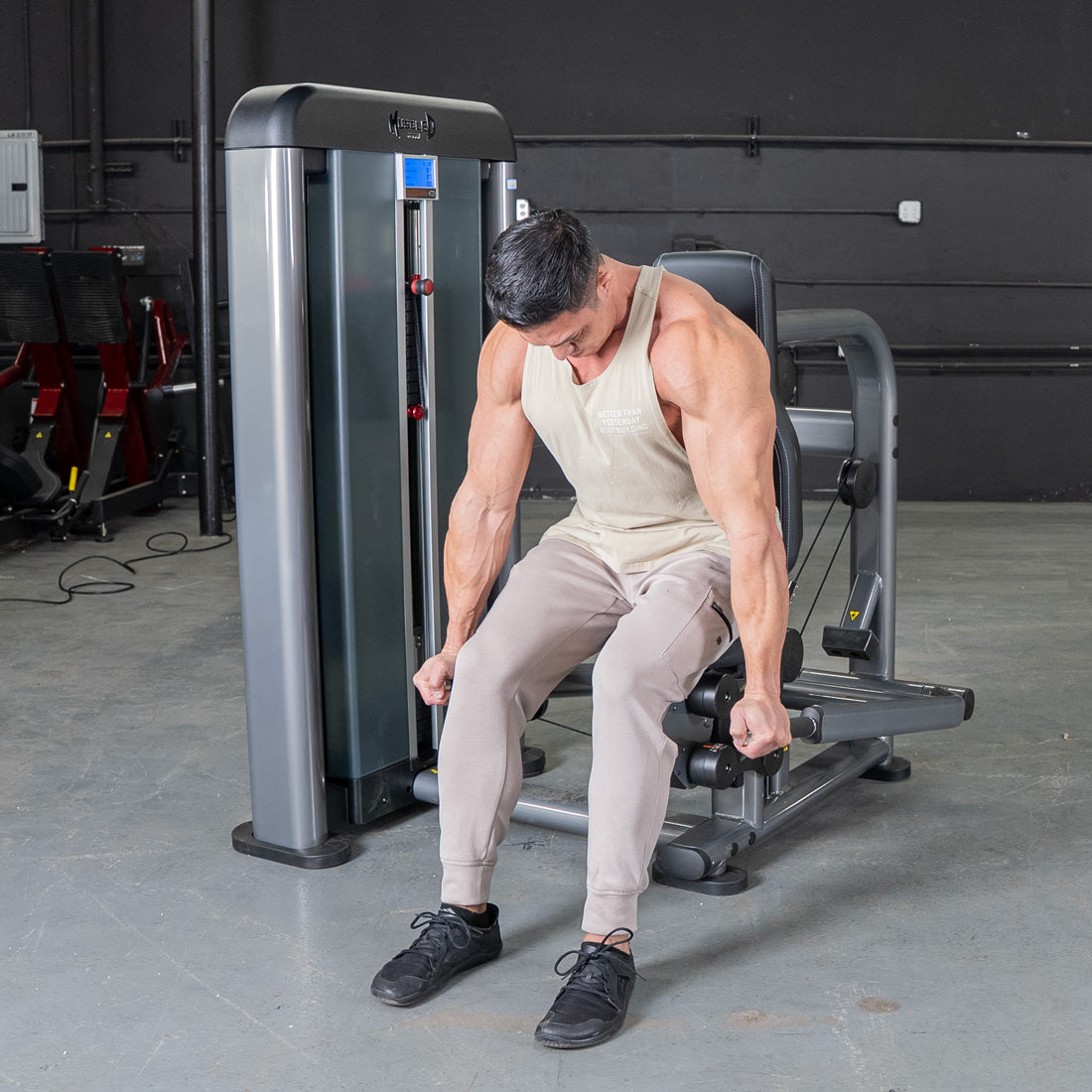 Elite Plus Triceps Press Machine | Muscle D Fitness - Grit Grind Strength