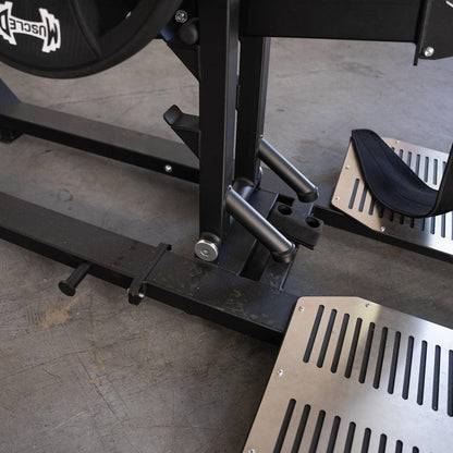 Excel Glute Line Belt Squat - Muscle D Fitness - Plate Loaded Belt Squat - Non Slip Deck - Grit Grind Strength