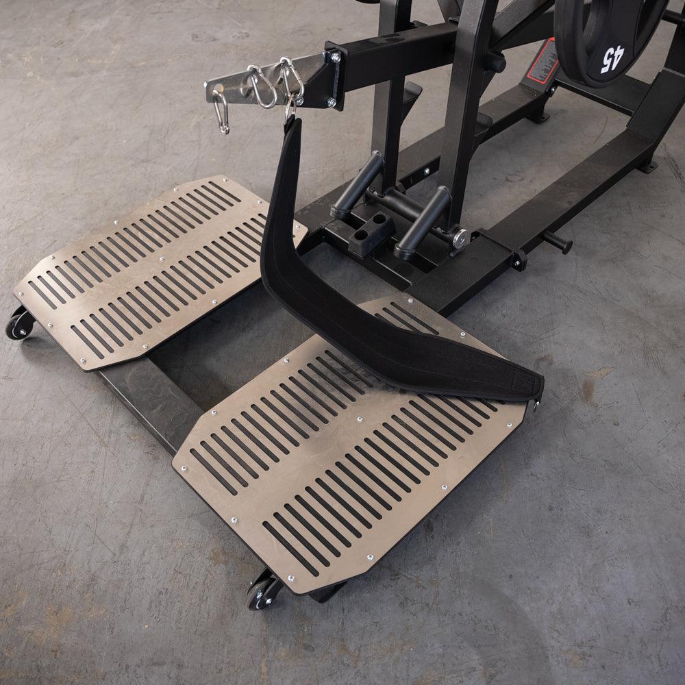 Excel Glute Line Belt Squat - Muscle D Fitness - Plate Loaded Belt Squat - Non Slip Deck - Grit Grind Strength