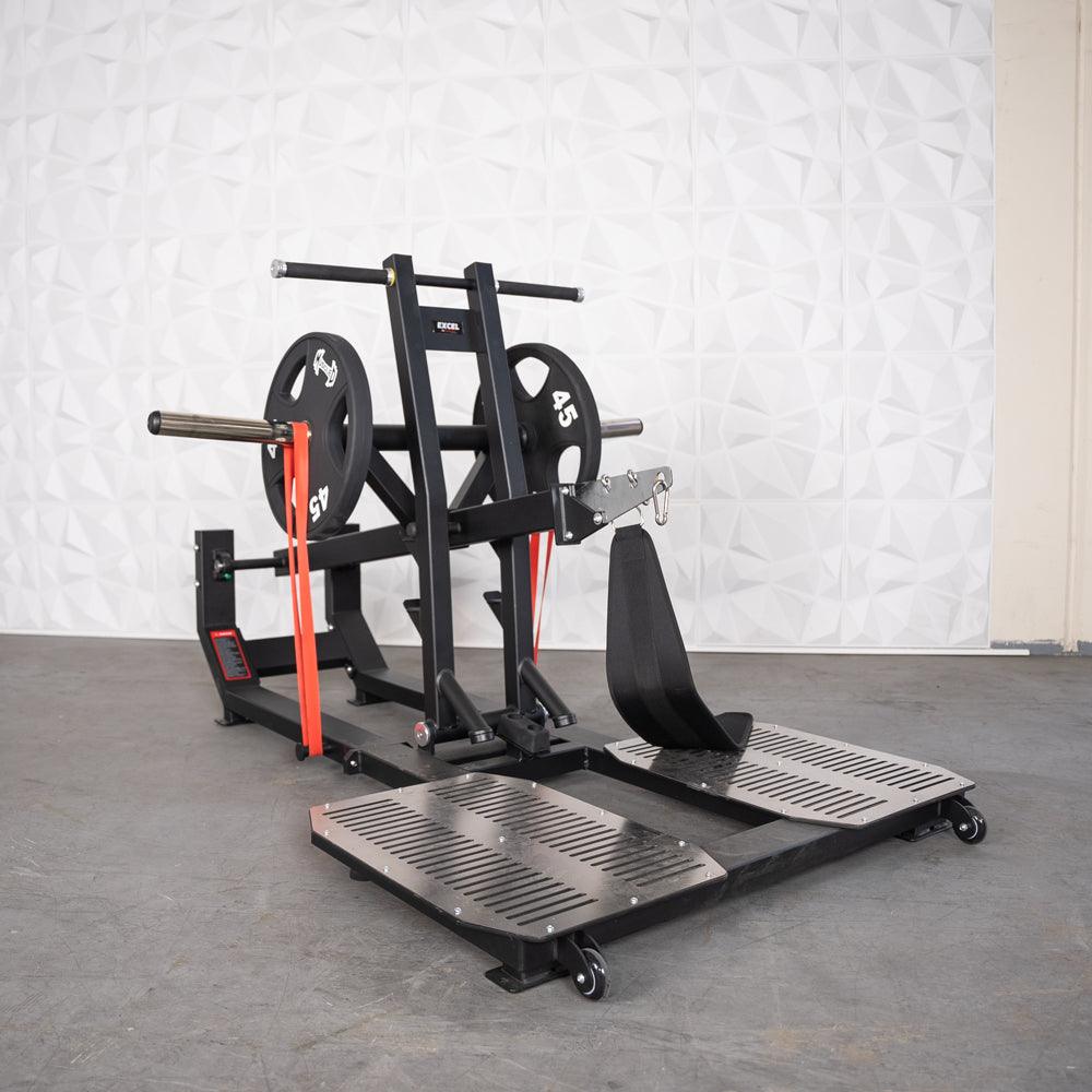 Excel Glute Line Belt Squat - Muscle D Fitness - Plate Loaded Belt Squat - Non Slip Deck - Grit Grind Strength