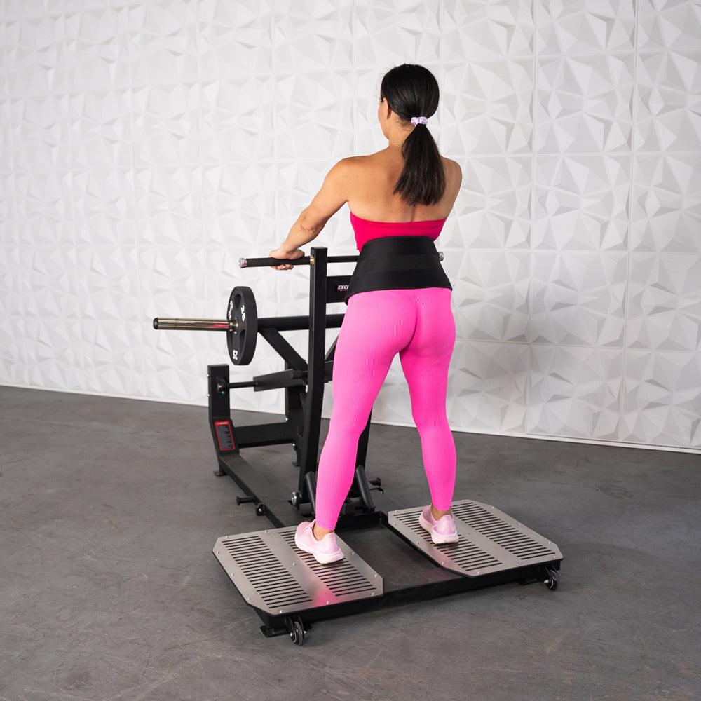 Excel Glute Line Belt Squat - Muscle D Fitness - Plate Loaded Belt Squat - Non Slip Deck - Grit Grind Strength