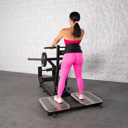 Excel Glute Line Belt Squat - Muscle D Fitness - Plate Loaded Belt Squat - Non Slip Deck - Grit Grind Strength