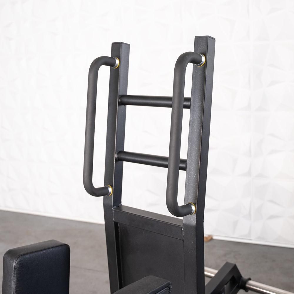 Excel Standing Hip Abductor - Muscle D Fitness - Plate Load Glute - Band Compatible - Grit Grind Strength