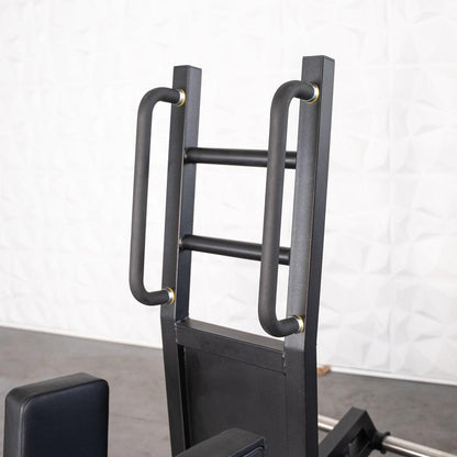 Excel Standing Hip Abductor - Muscle D Fitness - Plate Load Glute - Band Compatible - Grit Grind Strength