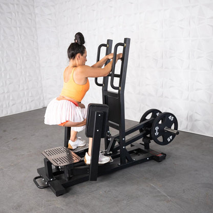 Excel Standing Hip Abductor - Muscle D Fitness - Plate Load Glute - Band Compatible - Grit Grind Strength