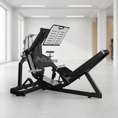 Excel Leverage Leg Press - Muscle D Fitness - Plate Load Leg Press - Grit Grind Strength