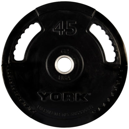 2″ G-2 Rubber Olympic Weight Plate (Sold Individually) — Interlocking, Easy-Grip Handles - Grit Grind Strength