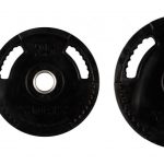 2″ G-2 Rubber Olympic Weight Plate (Sold Individually) — Interlocking, Easy-Grip Handles - Grit Grind Strength