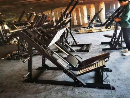 2-in-1 Leg Press & Hack Squat Machine – Heavy-Duty Steel, Plate-Loaded