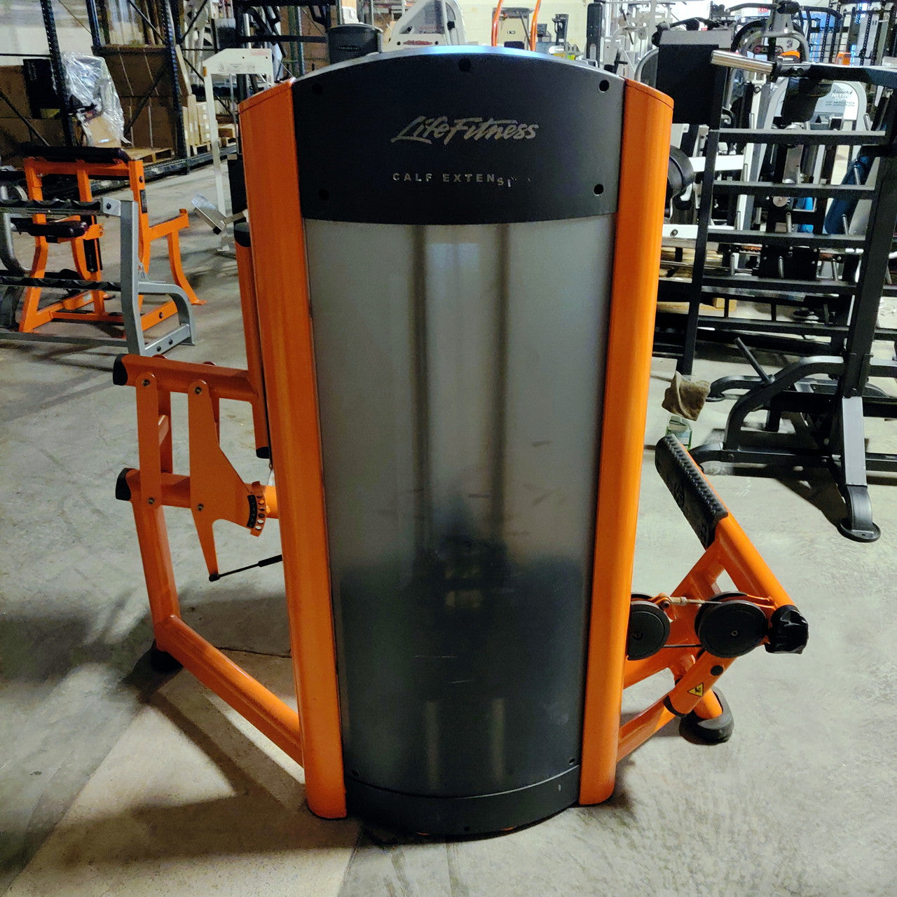 Life Fitness Signature Seated Calf Extension - Grit Grind Strength