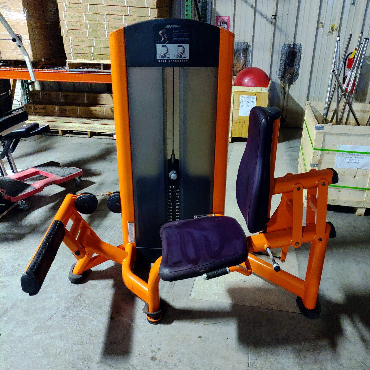 Life Fitness Signature Seated Calf Extension - Grit Grind Strength