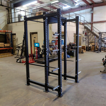 NEW 6-Post Power Rack Squat Rack with Weight Storage Commercial Grade - Grit Grind Strength