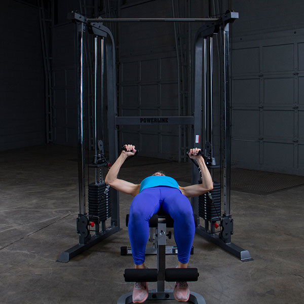 NEW Body Solid Powerline Functional Trainer WITH Upgraded 210lb Weight Stacks - Grit Grind Strength