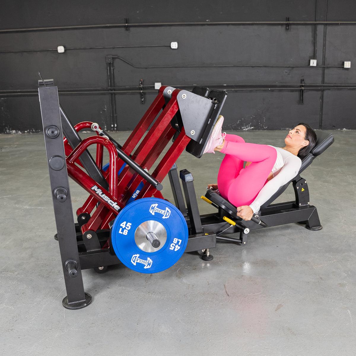 Power Leverage V2  Iso Lateral 45 Degree Leg Press - Muscle D Fitness - Grit Grind Strength
