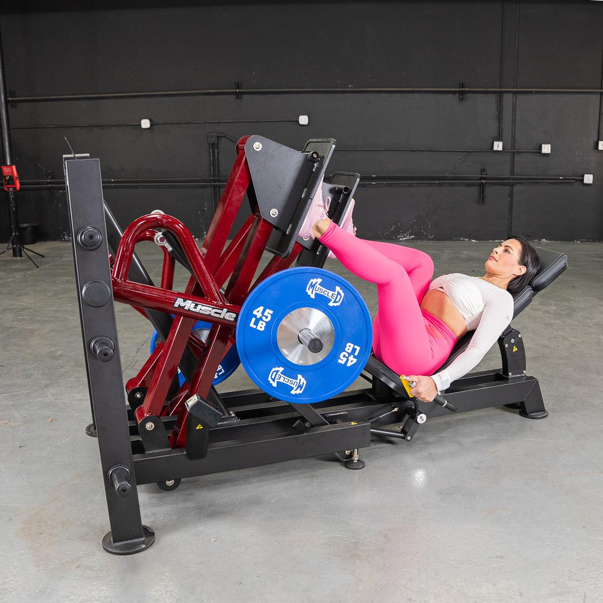 Power Leverage V2  Iso Lateral 45 Degree Leg Press - Muscle D Fitness - Grit Grind Strength