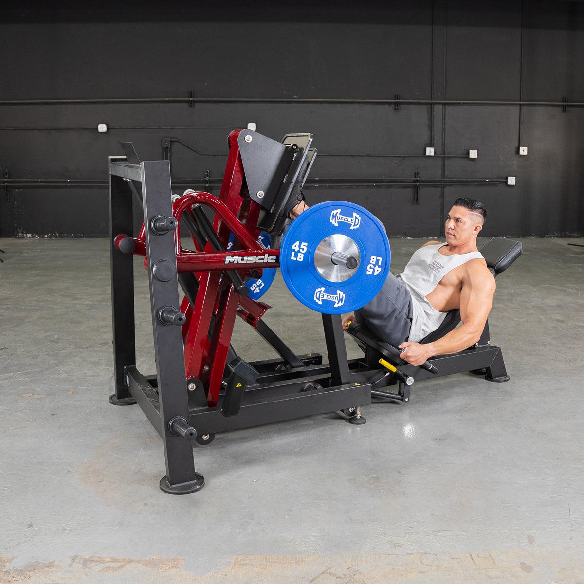 Power Leverage V2  Iso Lateral 45 Degree Leg Press - Muscle D Fitness - Grit Grind Strength