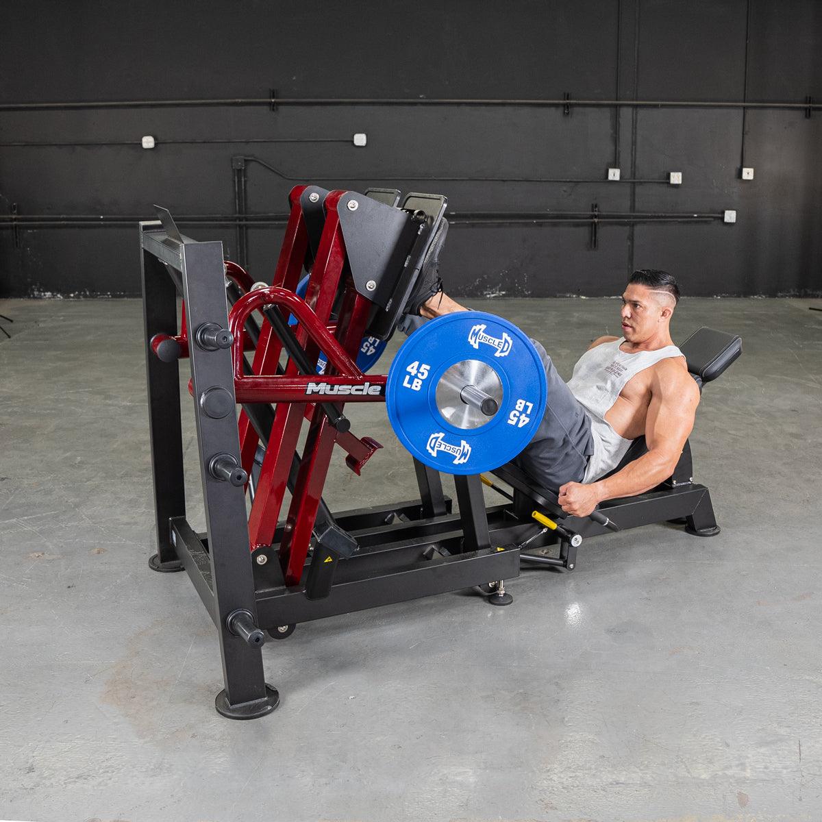 Power Leverage V2  Iso Lateral 45 Degree Leg Press - Muscle D Fitness - Grit Grind Strength