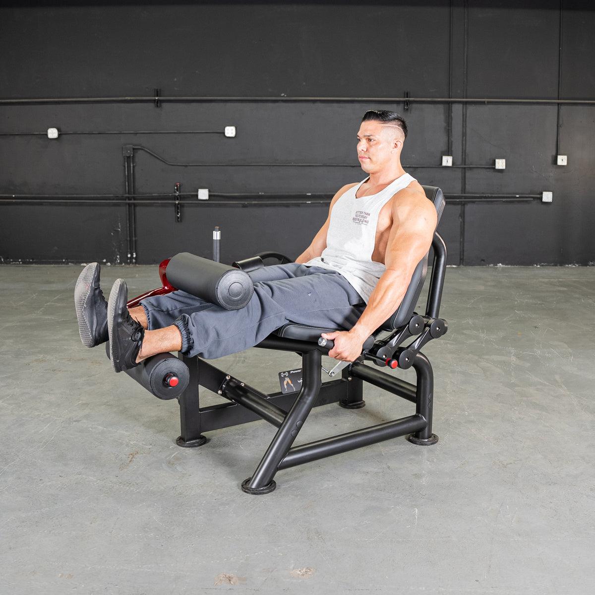 Power Leverage V2  Seated Leg Curl - Muscle D Fitness - Grit Grind Strength