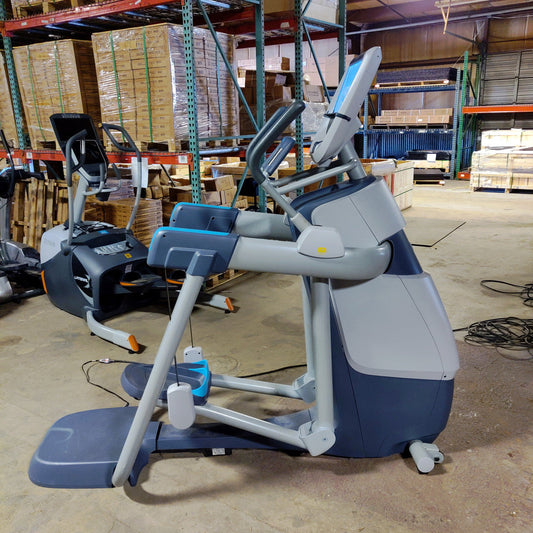 Precor AMT 885 with P80 Console Interactive Display - Grit Grind Strength