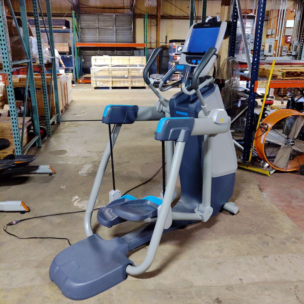 Precor AMT 885 with P80 Console Interactive Display - Grit Grind Strength