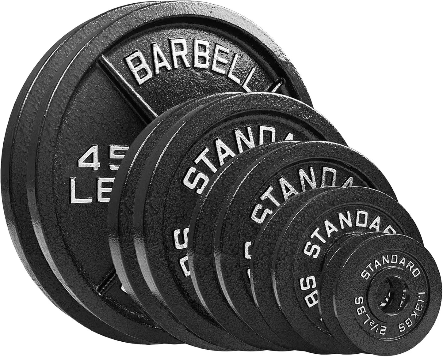 Olympic Plates 175LB Set - 2 inch Olympic Hammertone Coated