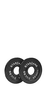 Weight Plates 85LB Set - Olympic 2 inch Center Premium Coating 2x 25lb, 10lb, 5lb, and 2.5lb for Olympic Weight Lifting Barbells