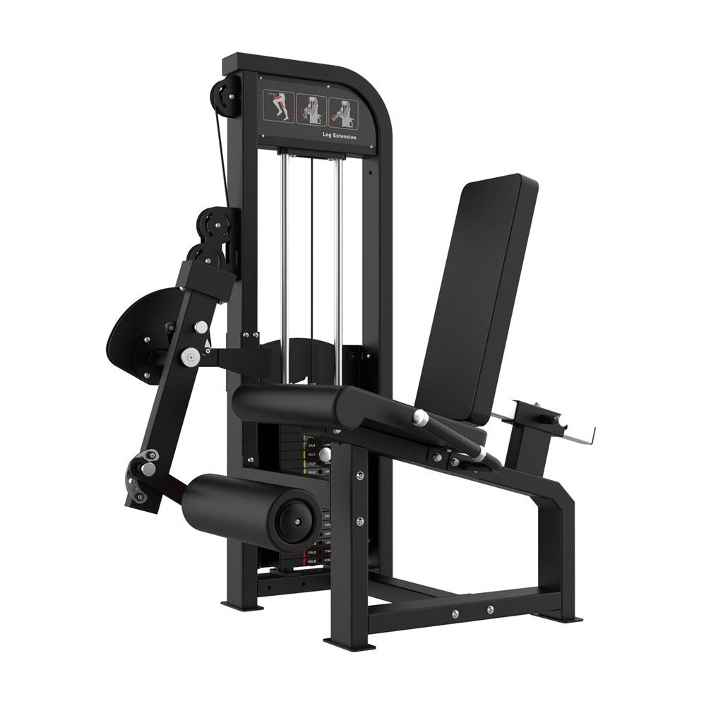 Excel Seated Leg Extension - Muscle D Fitness - Selectorized Knee Extension - Grit Grind Strength