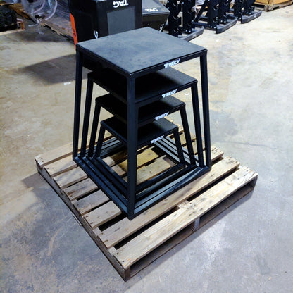 TKO Metal Plyo Plyometric Boxes for Jumps and Agility Training - Grit Grind Strength