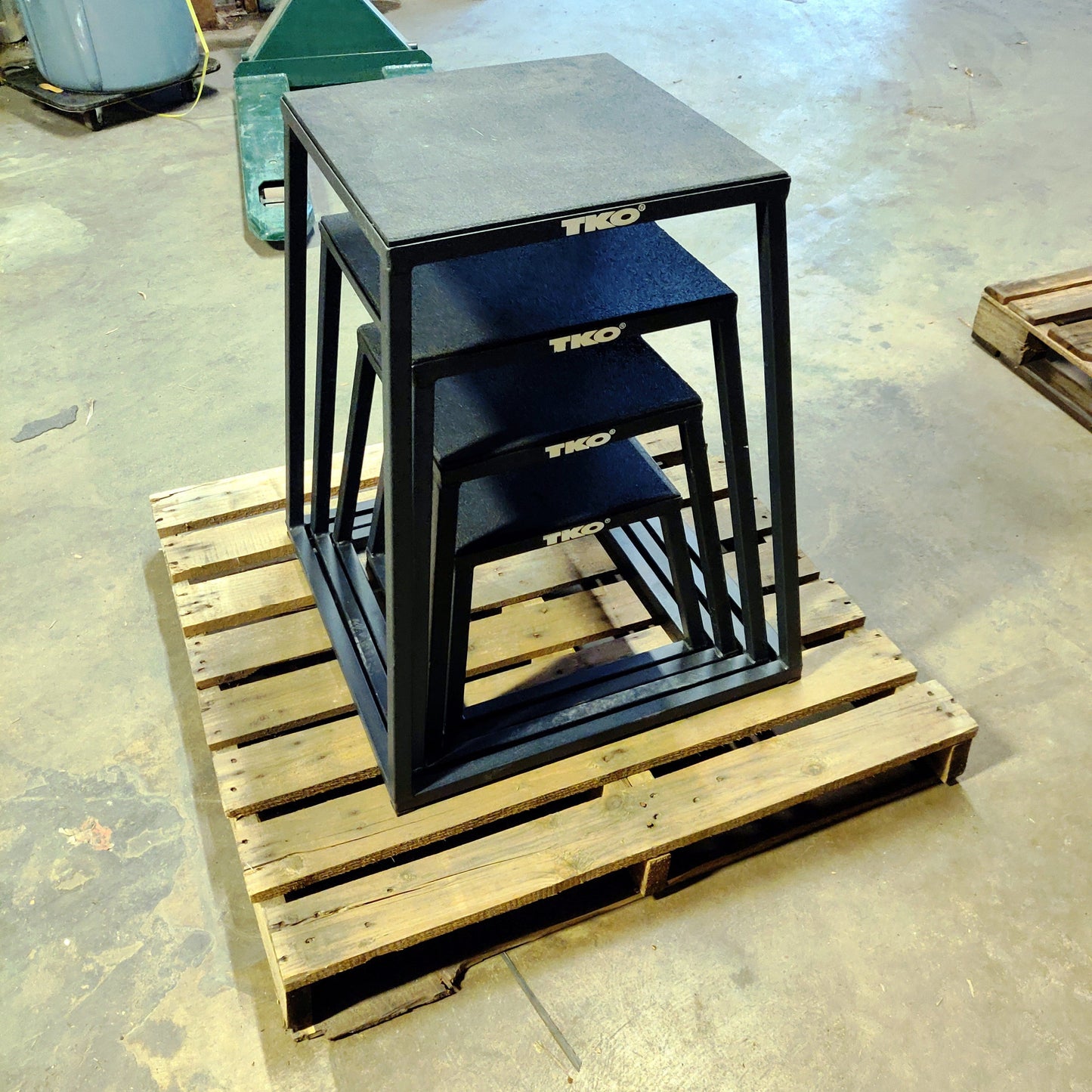 TKO Metal Plyo Plyometric Boxes for Jumps and Agility Training - Grit Grind Strength