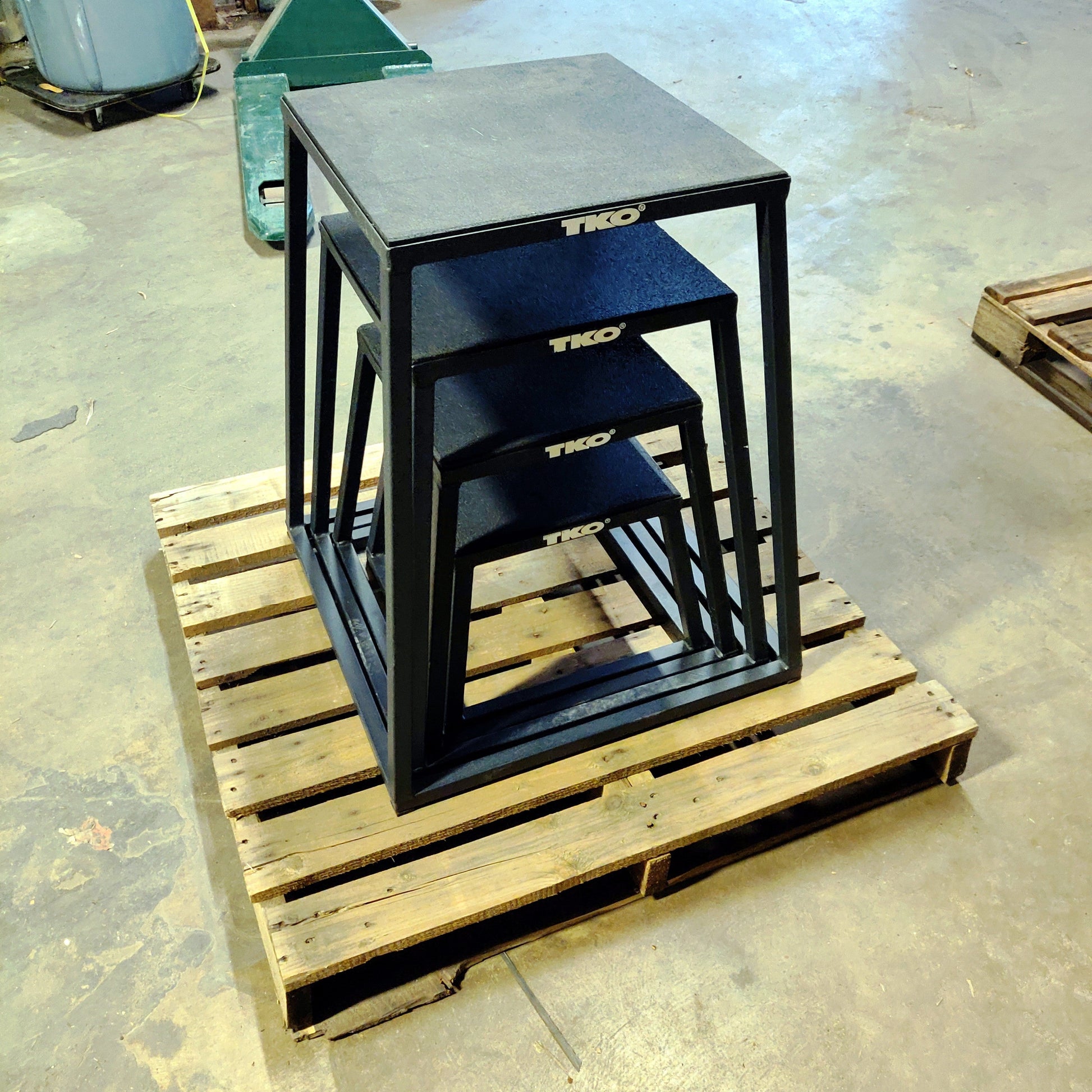 TKO Metal Plyo Plyometric Boxes for Jumps and Agility Training - Grit Grind Strength