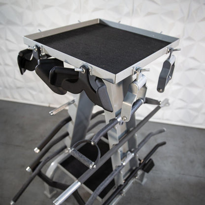 Accessory Rack - Muscle D Fitness - Sturdy Cable Attachment Storage (Rack Only) - Grit Grind Strength